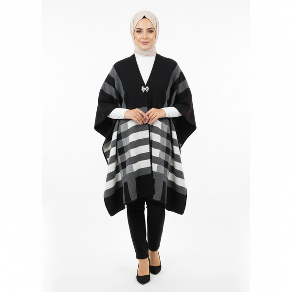 كاب صوف تريكو مع بروش 3010